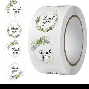 15 thank you stickers